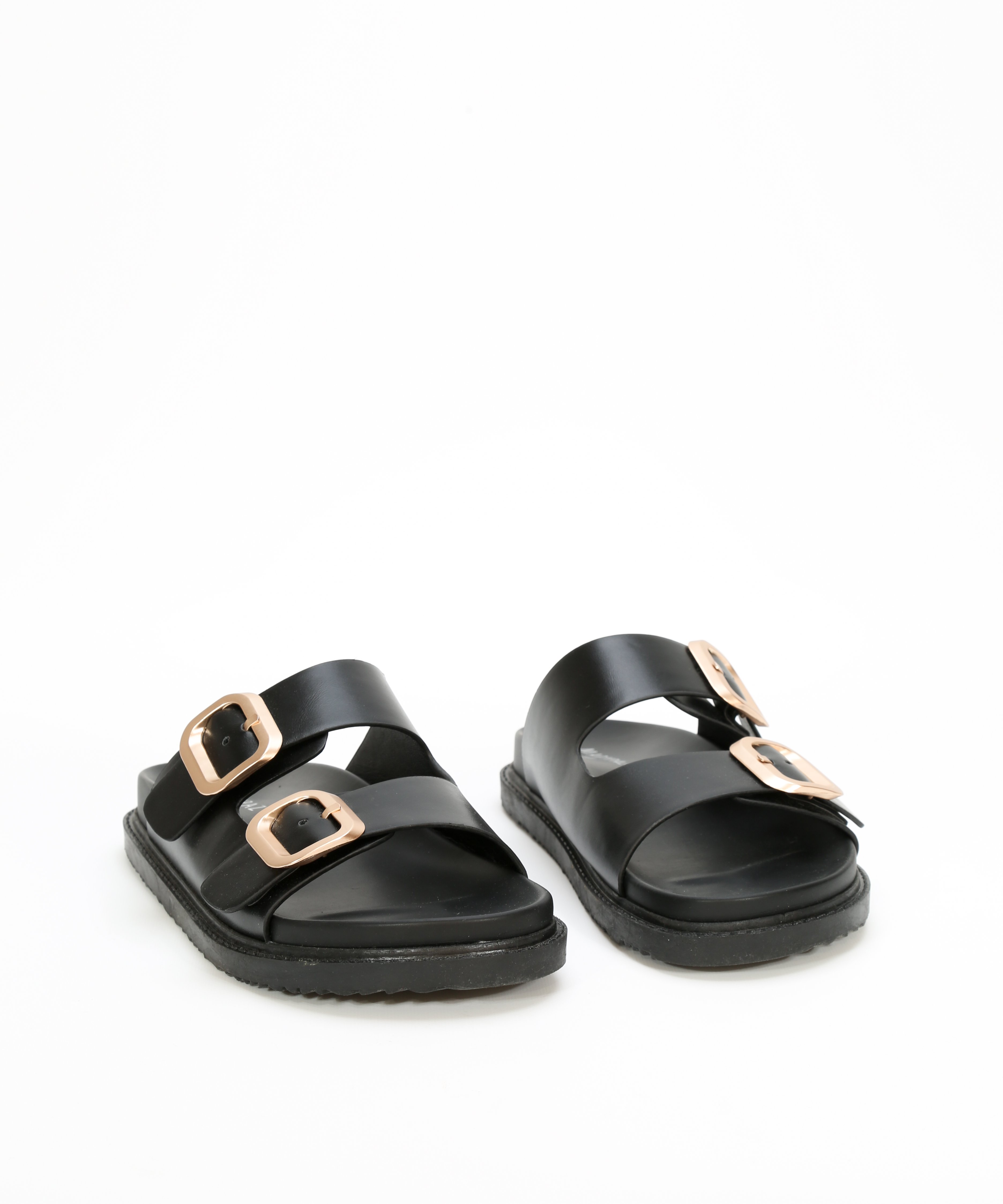 Sandalia plana doble hebilla image number null